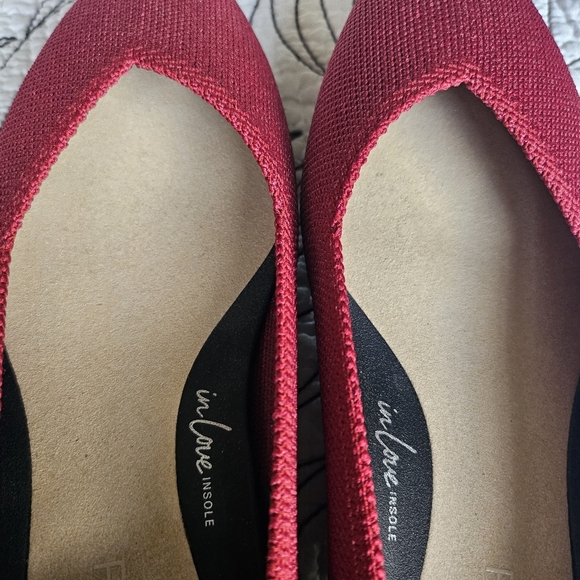 EUC LIKE NEW Rothy’s The High Point Autumn Red Women 6 - Picture 12 of 16